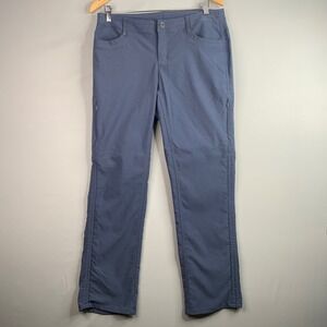 Kuhl Travel Hiking Pants Womens Size 10 Short Blue Gray Side Zip Pockets